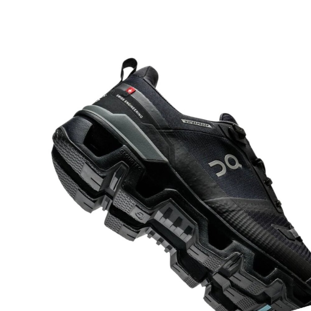 On Cloudwander Waterproof, Black/Eclipse, Size Us… - image 5